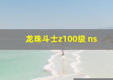 龙珠斗士z100级 ns